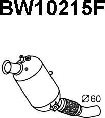 Veneporte BW10215F - Сажевый / частичный фильтр, система выхлопа ОГ autosila-amz.com