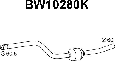Veneporte BW10280K - Катализатор autosila-amz.com