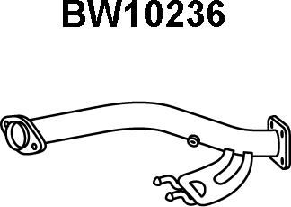 Veneporte BW10236 - Труба выхлопного газа autosila-amz.com