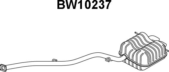 Veneporte BW10237 - Глушитель выхлопных газов, конечный autosila-amz.com