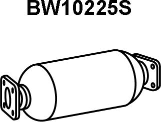 Veneporte BW10225S - Сажевый / частичный фильтр, система выхлопа ОГ autosila-amz.com