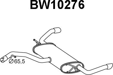 Veneporte BW10276 - Глушитель выхлопных газов, конечный autosila-amz.com