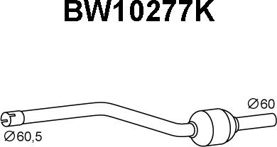 Veneporte BW10277K - Катализатор autosila-amz.com