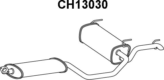 Veneporte CH13030 - Глушитель выхлопных газов, конечный autosila-amz.com