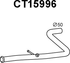 Veneporte CT15996 - Труба выхлопного газа autosila-amz.com