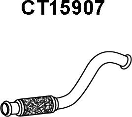Veneporte CT15907 - Труба выхлопного газа autosila-amz.com