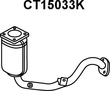 Veneporte CT15033K - Катализатор autosila-amz.com