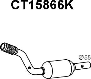 Veneporte CT15866K - Катализатор autosila-amz.com