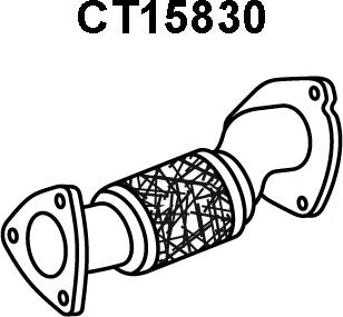 Veneporte CT15830 - Труба выхлопного газа autosila-amz.com