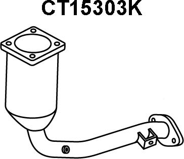 Veneporte CT15303K - Катализатор autosila-amz.com