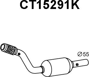 Veneporte CT15291K - Катализатор autosila-amz.com