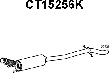 Veneporte CT15256K - Катализатор autosila-amz.com