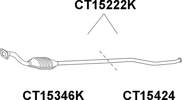 Veneporte CT15222K - Катализатор autosila-amz.com