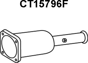 Veneporte CT15796F - Сажевый / частичный фильтр, система выхлопа ОГ autosila-amz.com