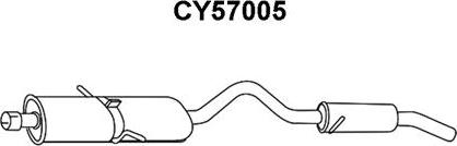 Veneporte CY57005 - Глушитель выхлопных газов, конечный autosila-amz.com