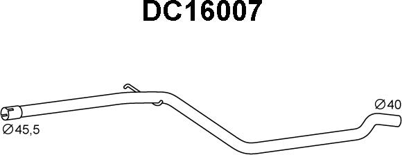 Veneporte DC16007 - Труба выхлопного газа autosila-amz.com