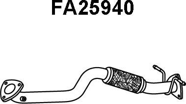 Veneporte FA25940 - Труба выхлопного газа autosila-amz.com