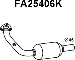Veneporte FA25406K - Катализатор autosila-amz.com