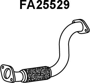 Veneporte FA25529 - Труба выхлопного газа autosila-amz.com