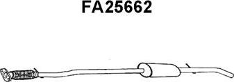 Veneporte FA25662 - Средний глушитель выхлопных газов autosila-amz.com
