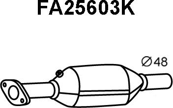 Veneporte FA25603K - Катализатор autosila-amz.com