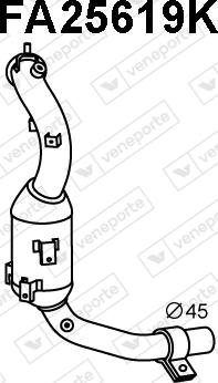 Veneporte FA25619K - Катализатор autosila-amz.com