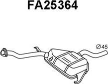 Veneporte FA25364 - Предглушитель выхлопных газов autosila-amz.com