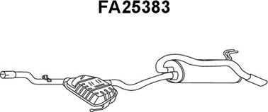 Veneporte FA25383 - Глушитель выхлопных газов, конечный autosila-amz.com