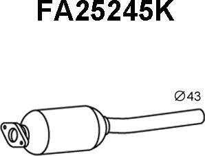 Veneporte FA25245K - Катализатор autosila-amz.com