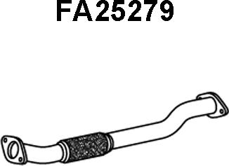 Veneporte FA25279 - Труба выхлопного газа autosila-amz.com