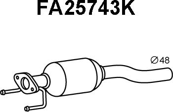 Veneporte FA25743K - Катализатор autosila-amz.com