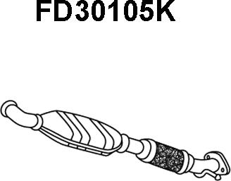 Veneporte FD30105K - Катализатор autosila-amz.com