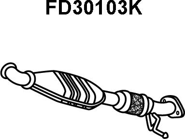 Veneporte FD30103K - Катализатор autosila-amz.com