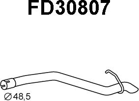 Veneporte FD30807 - Труба выхлопного газа autosila-amz.com