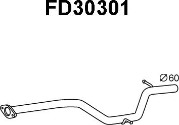 Veneporte FD30301 - Труба выхлопного газа autosila-amz.com