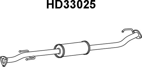 Veneporte HD33025 - Предглушитель выхлопных газов autosila-amz.com