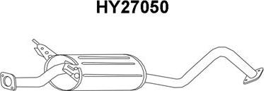 Veneporte HY27050 - Глушитель выхлопных газов, конечный autosila-amz.com