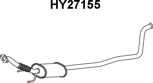 Veneporte HY27155 - Предглушитель выхлопных газов autosila-amz.com