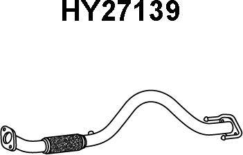 Veneporte HY27139 - Труба выхлопного газа autosila-amz.com