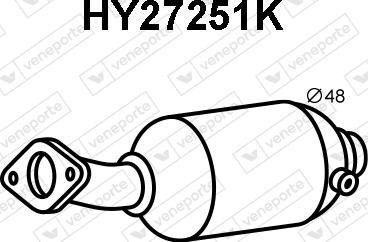 Veneporte HY27251K - Катализатор autosila-amz.com