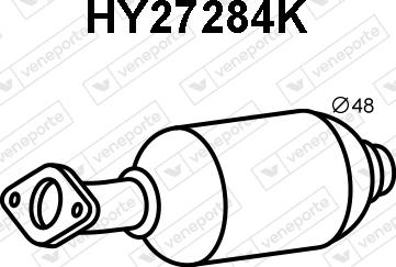 Veneporte HY27284K - Катализатор autosila-amz.com