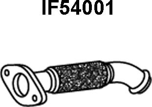 Veneporte IF54001 - Труба выхлопного газа autosila-amz.com