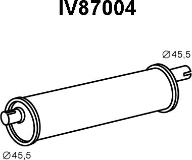Veneporte IV87004 - Глушитель выхлопных газов, конечный autosila-amz.com