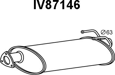 Veneporte IV87146 - Глушитель выхлопных газов, конечный autosila-amz.com