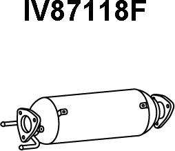 Veneporte IV87118F - Сажевый / частичный фильтр, система выхлопа ОГ autosila-amz.com
