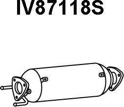 Veneporte IV87118S - Сажевый / частичный фильтр, система выхлопа ОГ autosila-amz.com