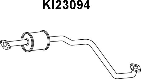 Veneporte KI23094 - Предглушитель выхлопных газов autosila-amz.com
