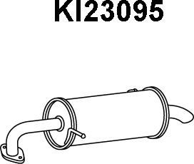 Veneporte KI23095 - Глушитель выхлопных газов, конечный autosila-amz.com