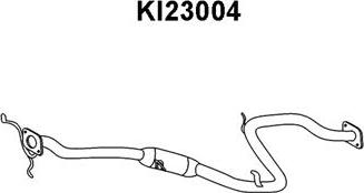 Veneporte KI23004 - Средний глушитель выхлопных газов autosila-amz.com