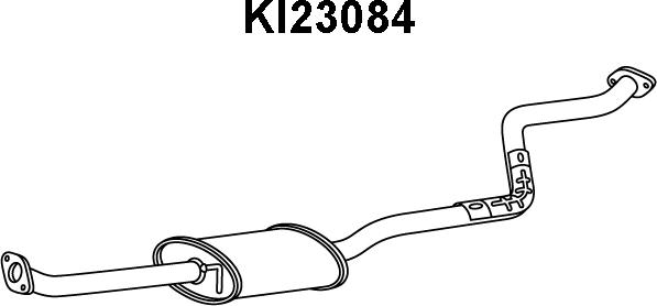 Veneporte KI23084 - Предглушитель выхлопных газов autosila-amz.com